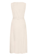 Falakka Button Dress - Rainy Day Melange