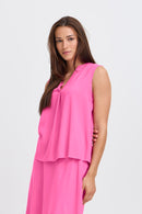 Mmjoella Sleeveless Top - Raspberry Rose