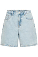 Kielo Emb Shorts - Light Blue Denim