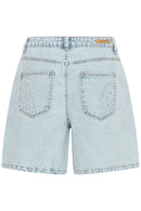 Kielo Emb Shorts - Light Blue Denim