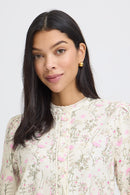 Issisa Print Blouse - Primrose Parfait Pink