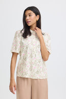 Issisa Print Blouse - Primrose Parfait Pink