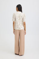 Issisa Print Blouse - Primrose Parfait Pink
