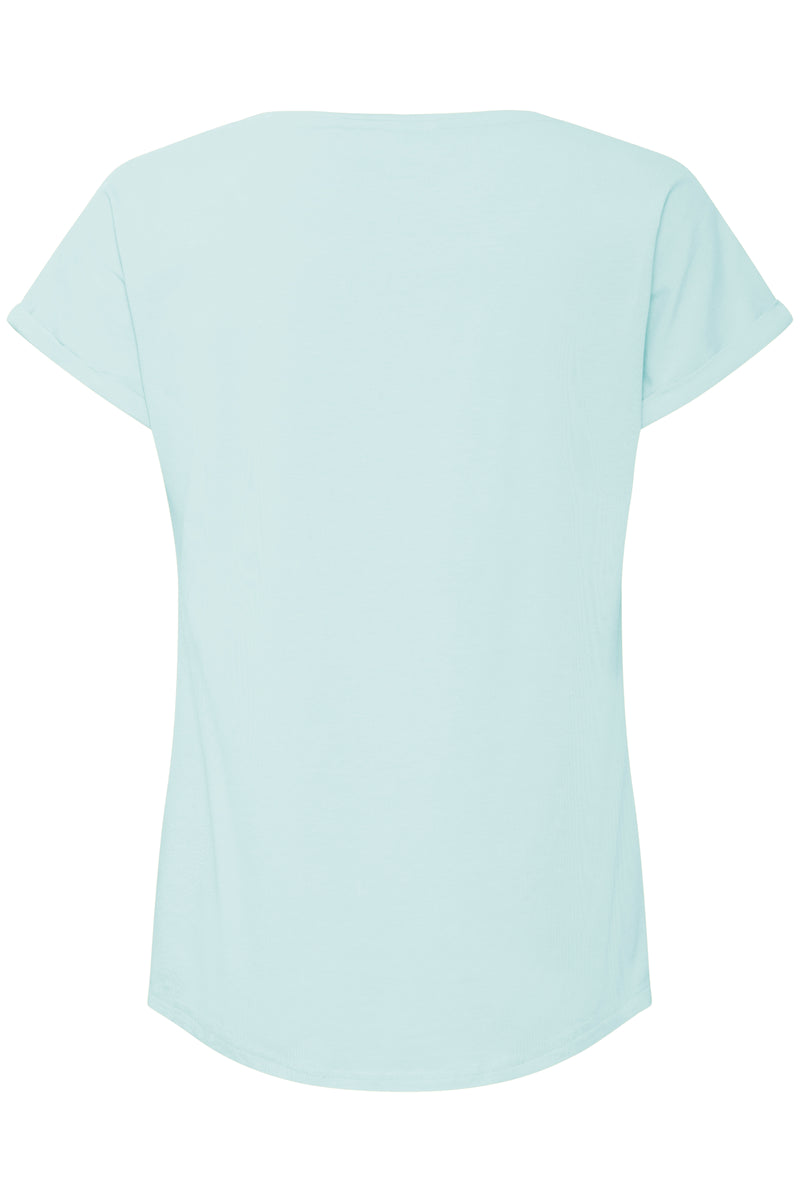 B Young  Pamila T-Shirt - Blue Haze