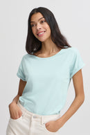 B Young  Pamila T-Shirt - Blue Haze
