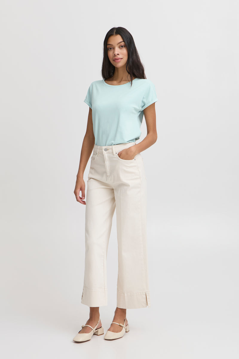 B Young  Pamila T-Shirt - Blue Haze