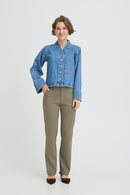Dixi Straight Trouser - Vetiver