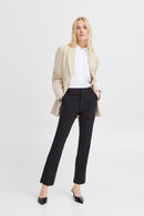 Dixi Straight Trousers - Black