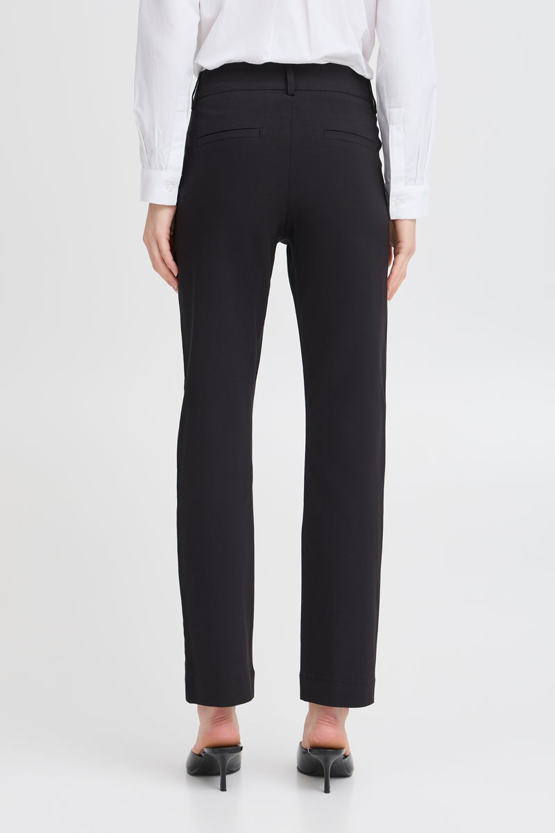 Dixi Straight Trousers - Black