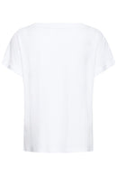 Selita V Neck T-Shirt - Optical White