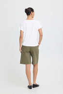 Selita V Neck T-Shirt - Optical White