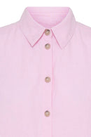 Falakka Short Sleeve Shirt Dress - Parfait Pink