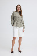 Diviso Shirt Jacket - Vetiver