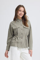 Diviso Shirt Jacket - Vetiver