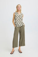 Mmjoella Crop Trouser - Kalamata