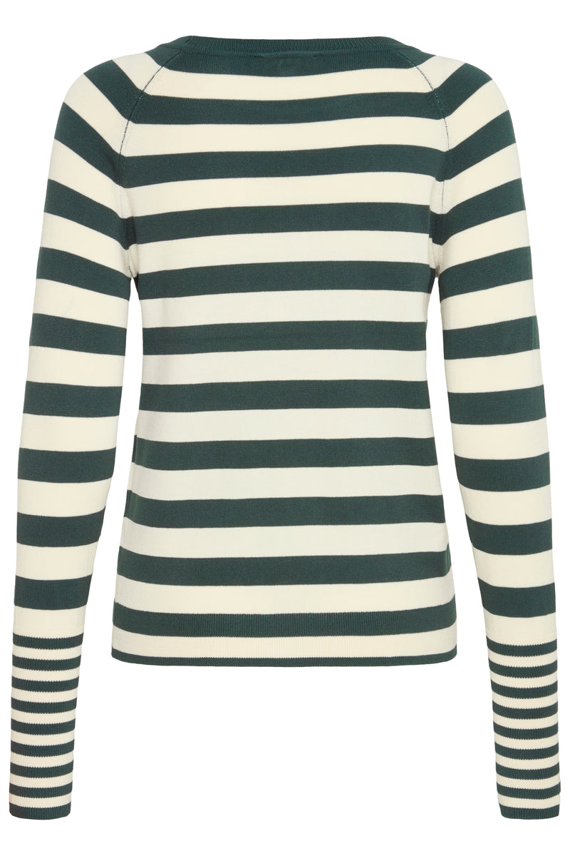 Mmorla Long Cuff Pullover - Green Gables Mix