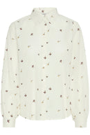 Jadis Long Sleeve Shirt - Multi Emb Flower