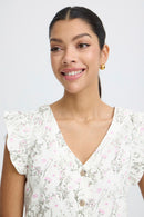 Falakka Ruffle Shirt - Primrose Parfait Pink