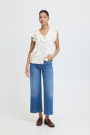 Falakka Ruffle Shirt - Primrose Parfait Pink