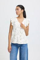 Falakka Ruffle Shirt - Primrose Parfait Pink