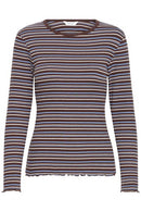 Tone Long Sleeve T-Shirt - Java Stripe