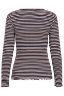 Tone Long Sleeve T-Shirt - Java Stripe