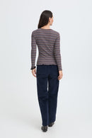 Tone Long Sleeve T-Shirt - Java Stripe
