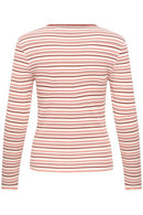 Tone Long Sleeve T-Shirt - Birch Stripe
