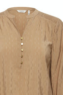 Ilaba Long Sleeve Blouse - Tiger&amp;apos;s Eye