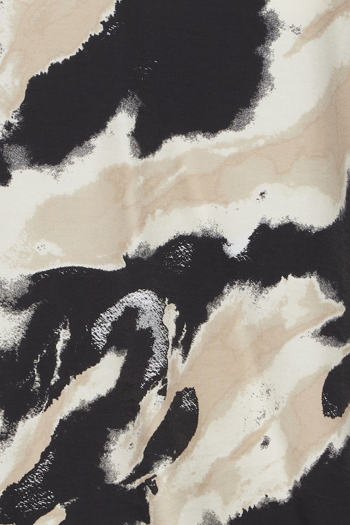 Ihamma V Neck Blouse - Birch Mix