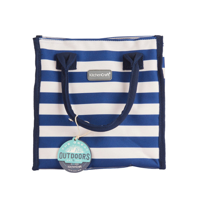 Lulworth 4 Litre Blue Stripe Lunch / Snack Cool Bag