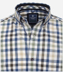 Comfort Fit Check Shirt - Green