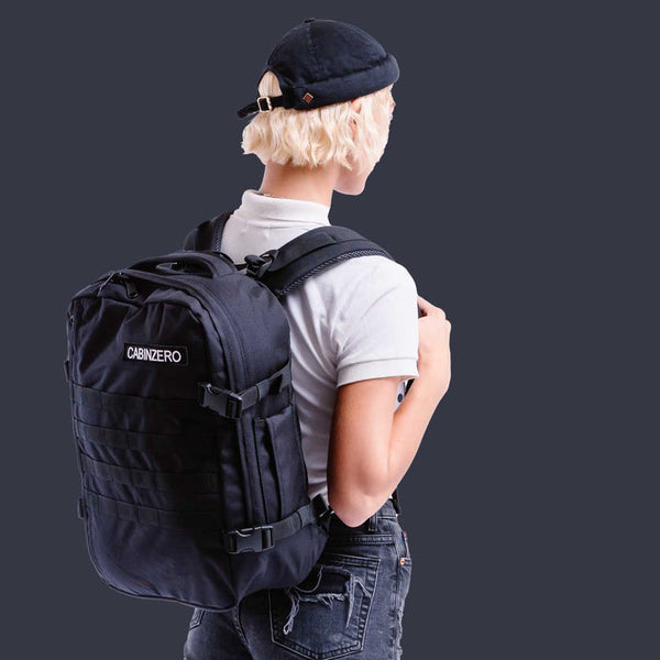 Military Backpack 28 Litre - Absolute Black