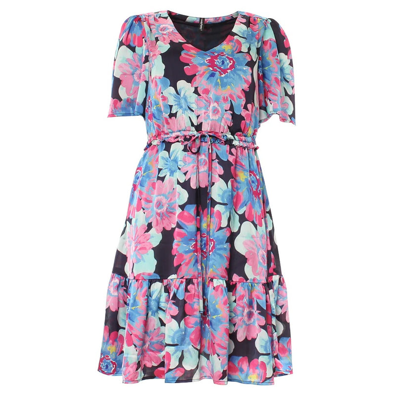 Calista Dress - Navy