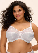 Cate Underwire Banded Bra - White