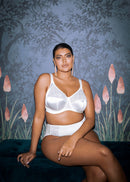 Cate Underwire Banded Bra - White