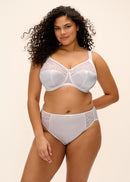Cate Underwire Banded Bra - White
