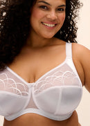 Cate Underwire Banded Bra - White