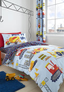 Construction Duvet Cover Set - Blue