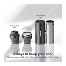 ChillPill 3-in-1 Fan, Mist & InstaChill System – Carbon