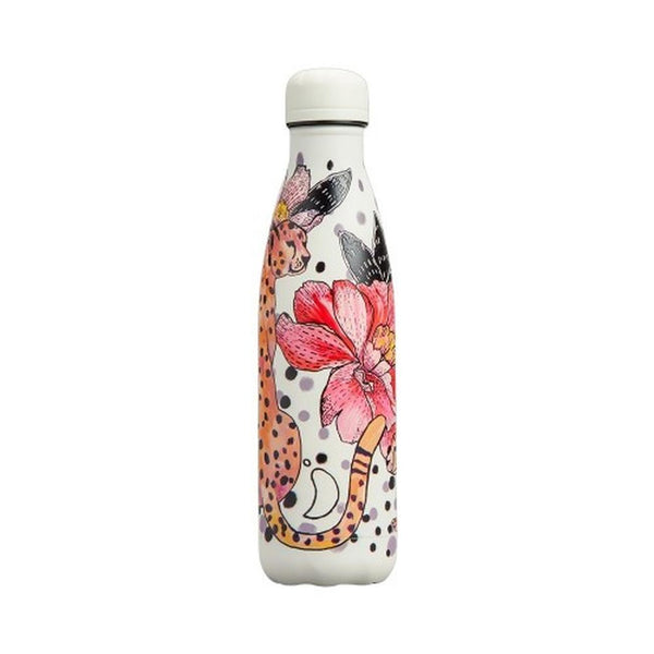 Water Bottle 500ml - Tropical Cheeta Jungle
