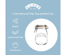 Clip Top Round Jar 1 Litre