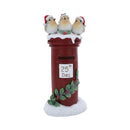 Christmas Robin Postbox 12 x 27cm