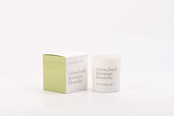 Signature Scented Candle - Citrus Basil & Orange