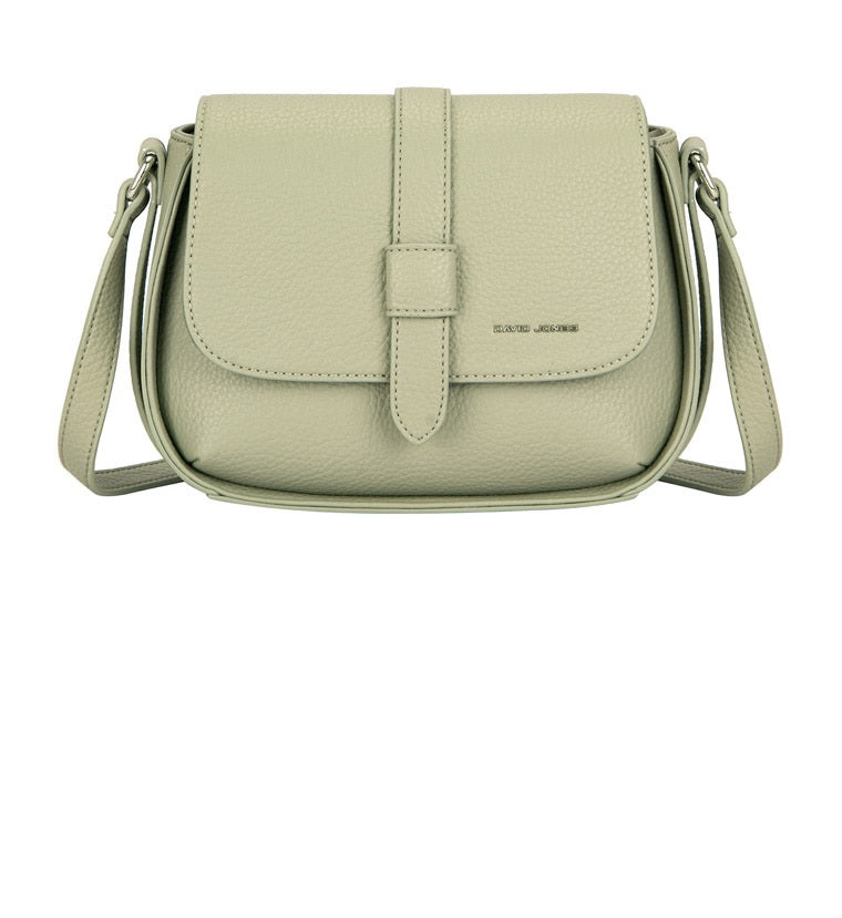 Half Flap Saddle Bag - Greyish Green