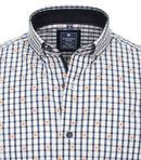 Check Short Sleeve Shirt - Blue