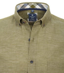 Plain Short Sleeve Shirt - Green