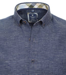 Plain Short Sleeve Shirt - Light Blue