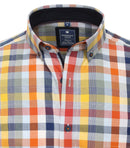 Check Short Sleeve Shirt - Terra