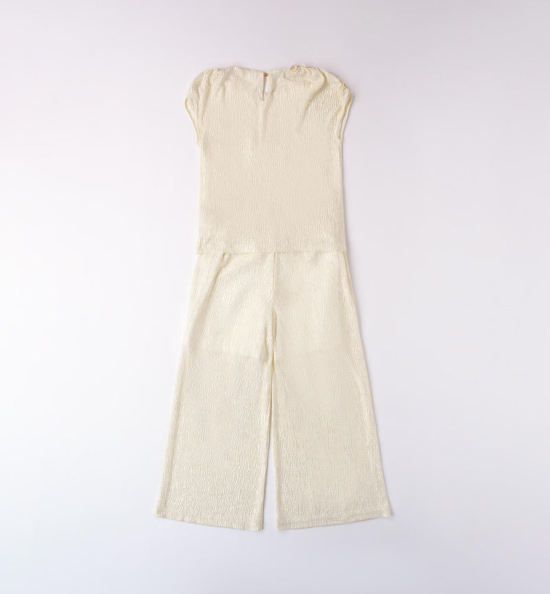 2 Piece Set - Cream/all Over Gold